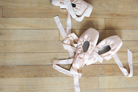 How to Sew Ribbons on Pointe Shoes