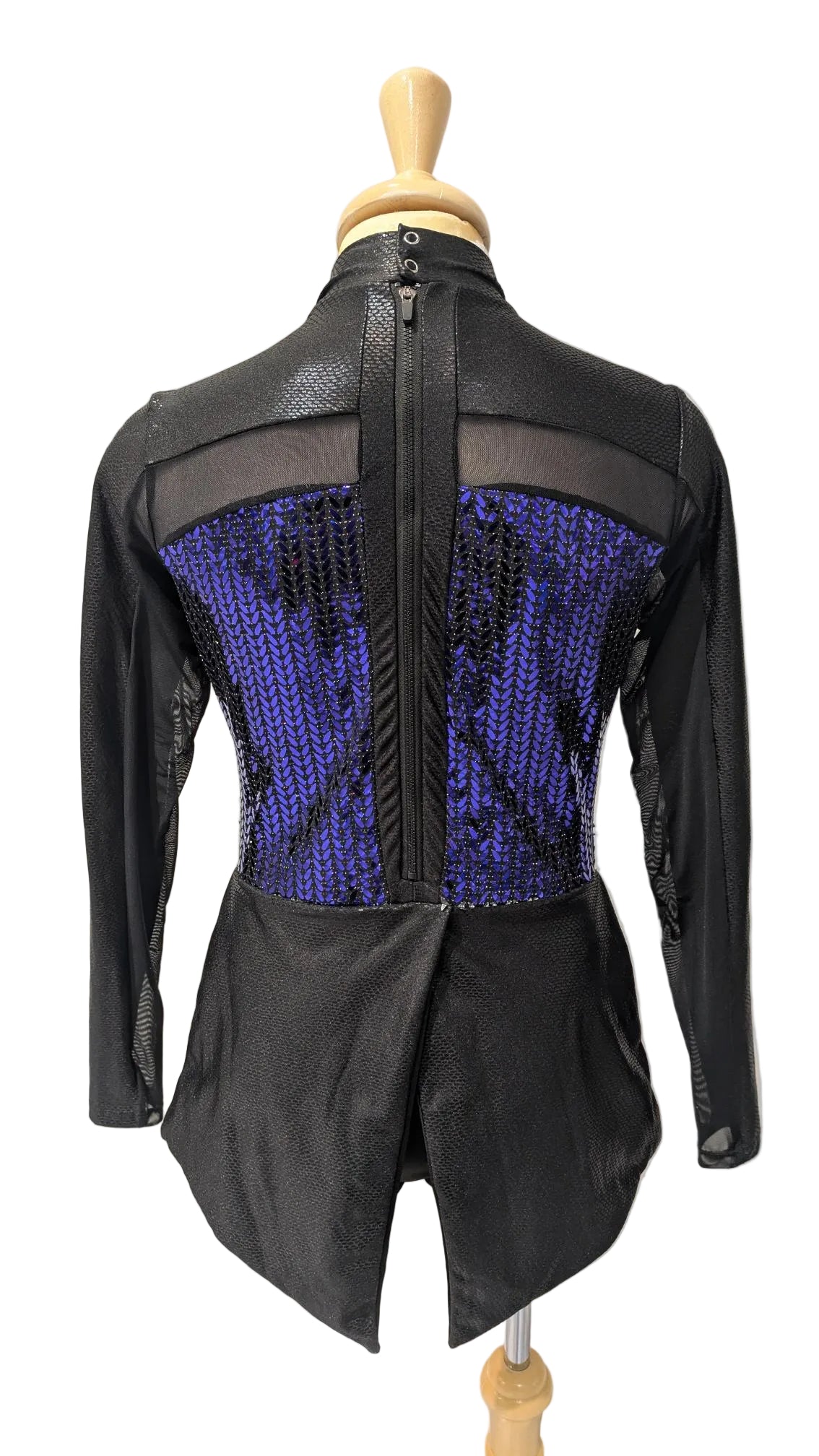 Blue Metallic Long Sleeve Jazz
