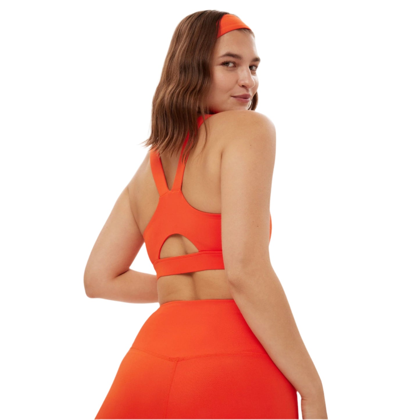 Girlfriend Collective "Ella" Float Scoop Bra (Blue)