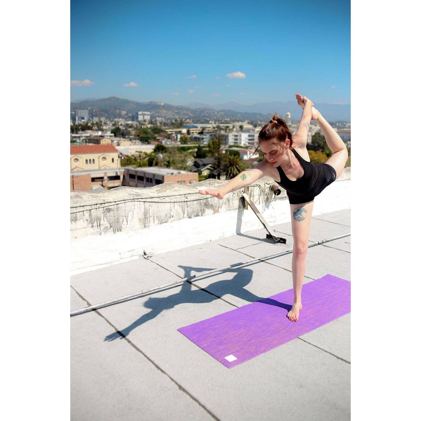 Two-Tone TPE Yoga Mat