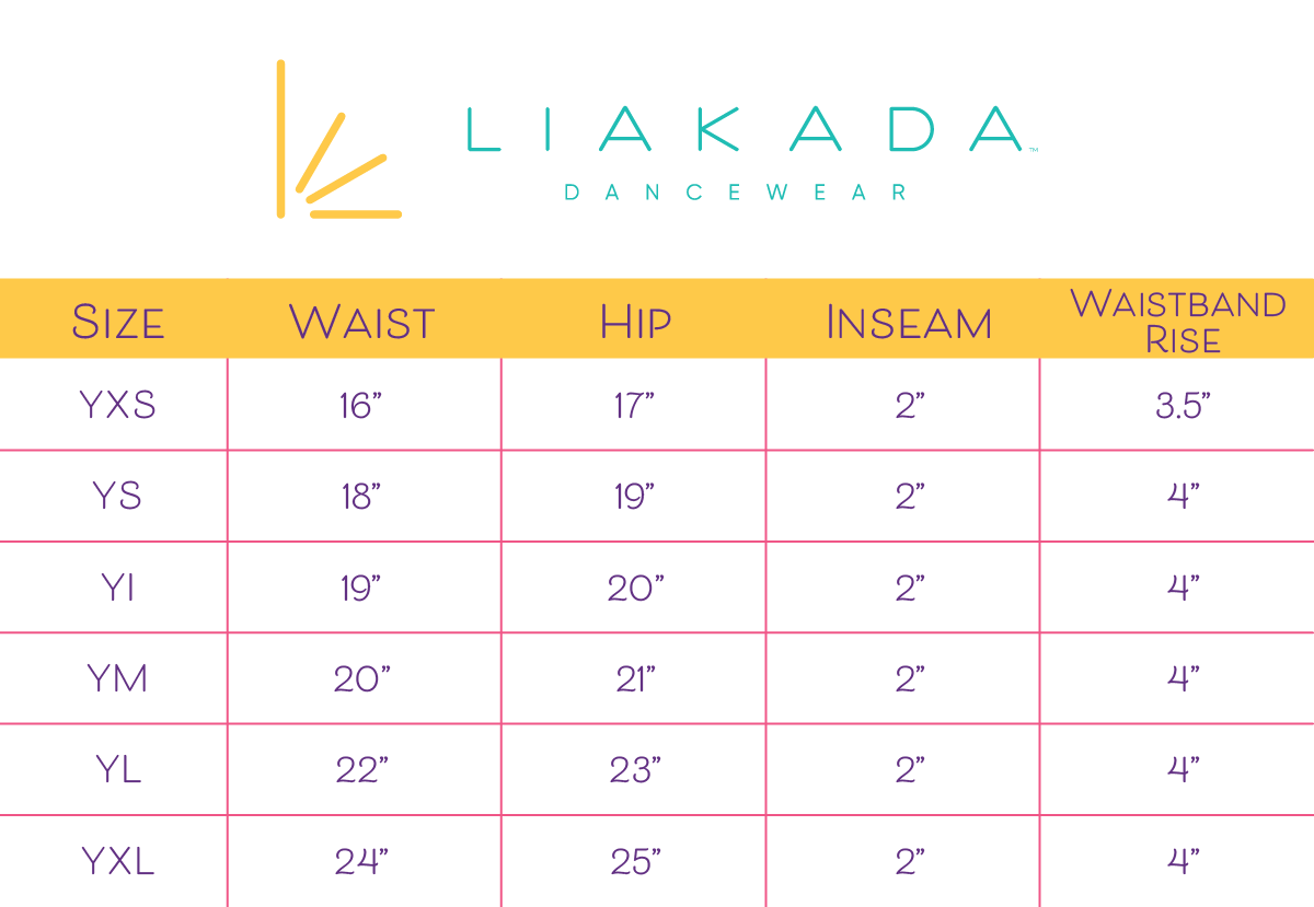 Liakada Dancewear - Girl's Shorty Short
