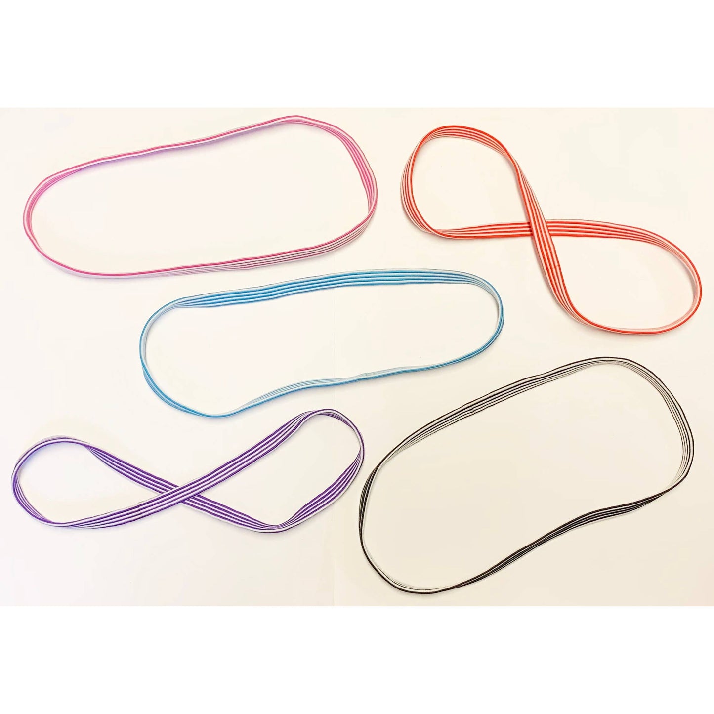 Stretch Headbands - 5 ct