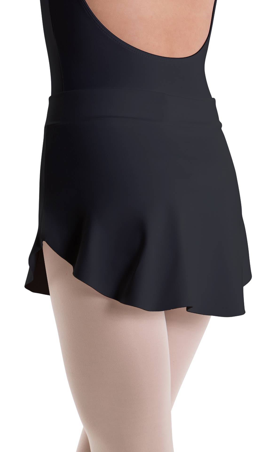 Motionwear - SlikSkyn Pull-On Skirt With Unfinished Hem