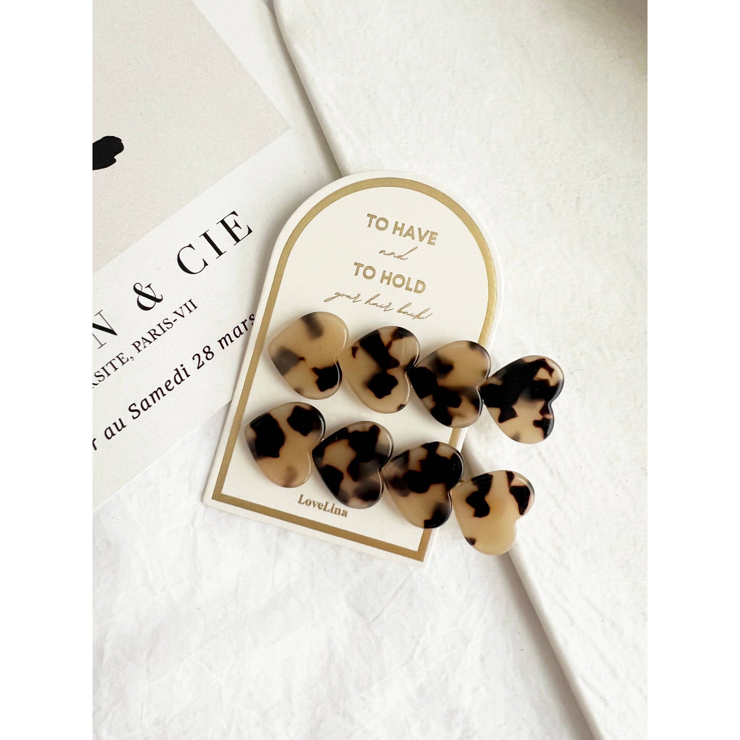 Heart Shape Barrette Clip