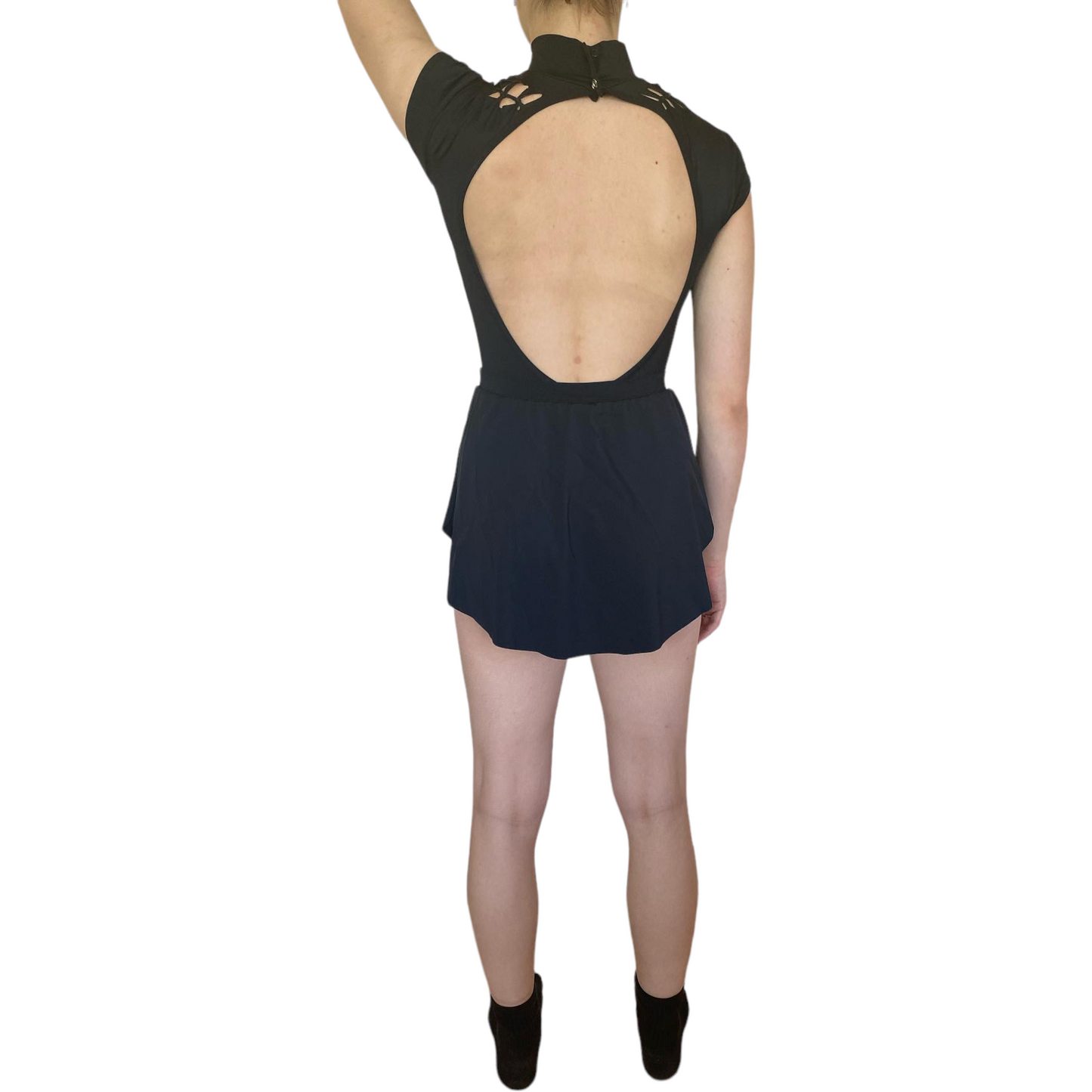 Black High Neck Bodysuit
