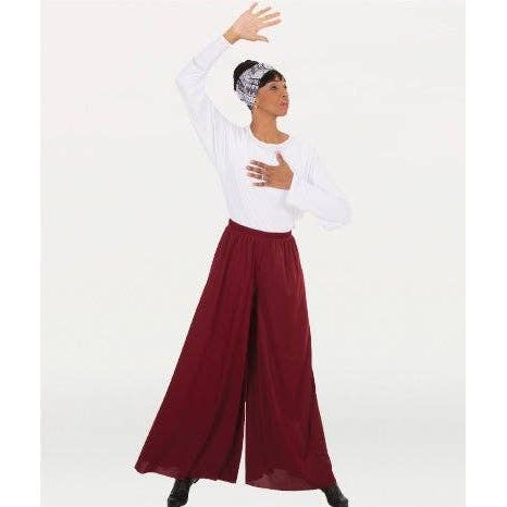 Extra Wide Palazzo Pants DEEP PURPLE /M