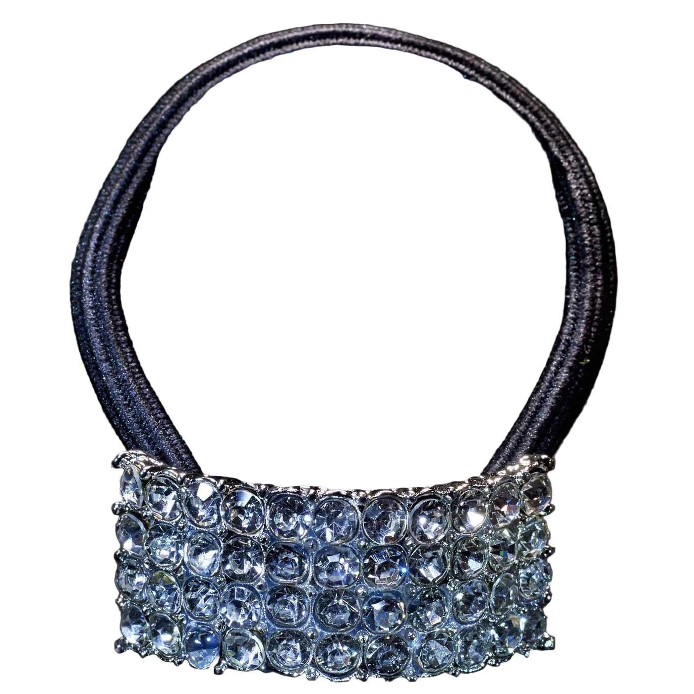 Kissed by Glitter - Crystal Ponytail Elastic - Small 44mm X 17mm