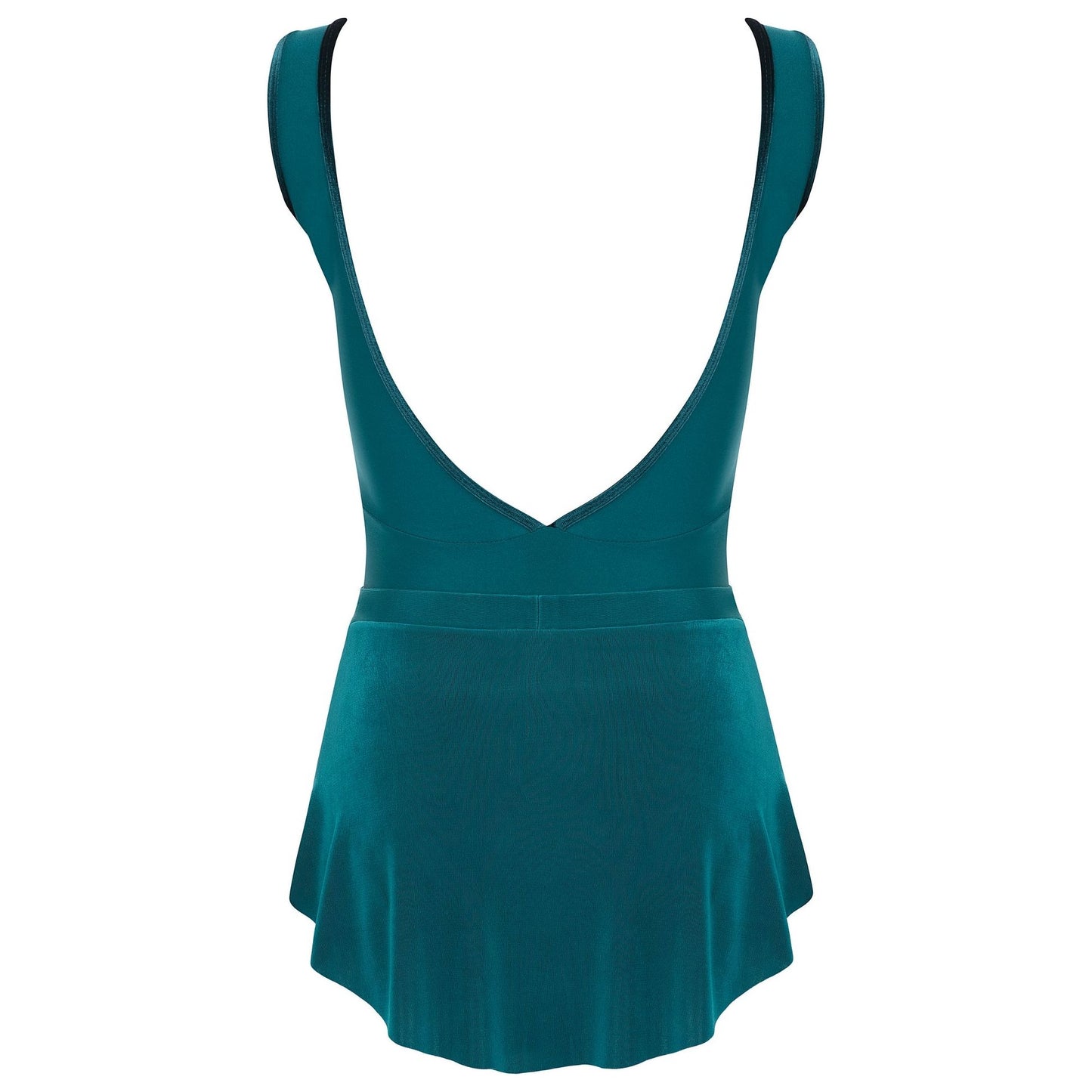 Bullet Pointe Velvet Trim Leotard