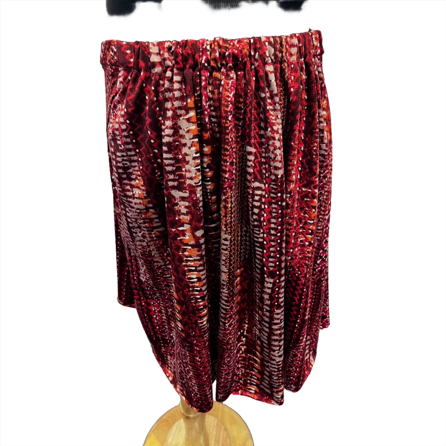 Animal Printed Wrap Skirt