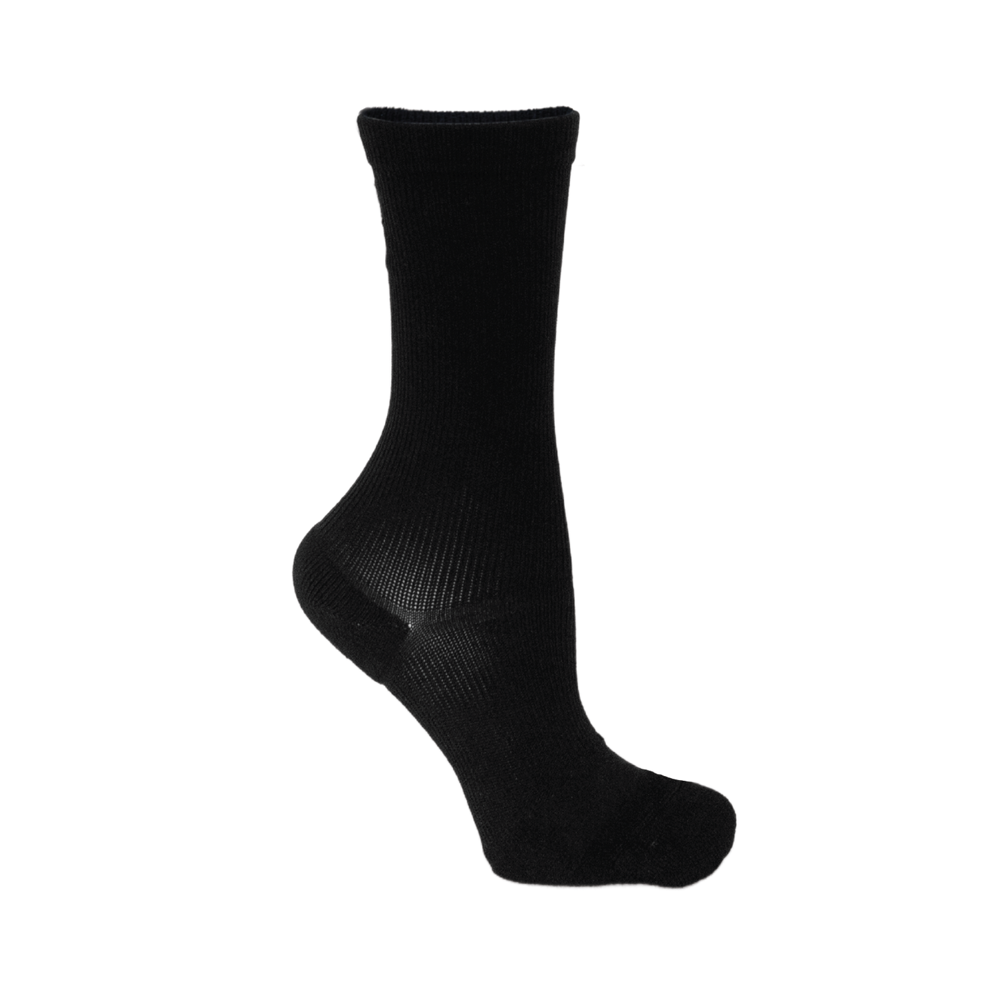 A picture of black coloured Infinite Shock sock from Apolla