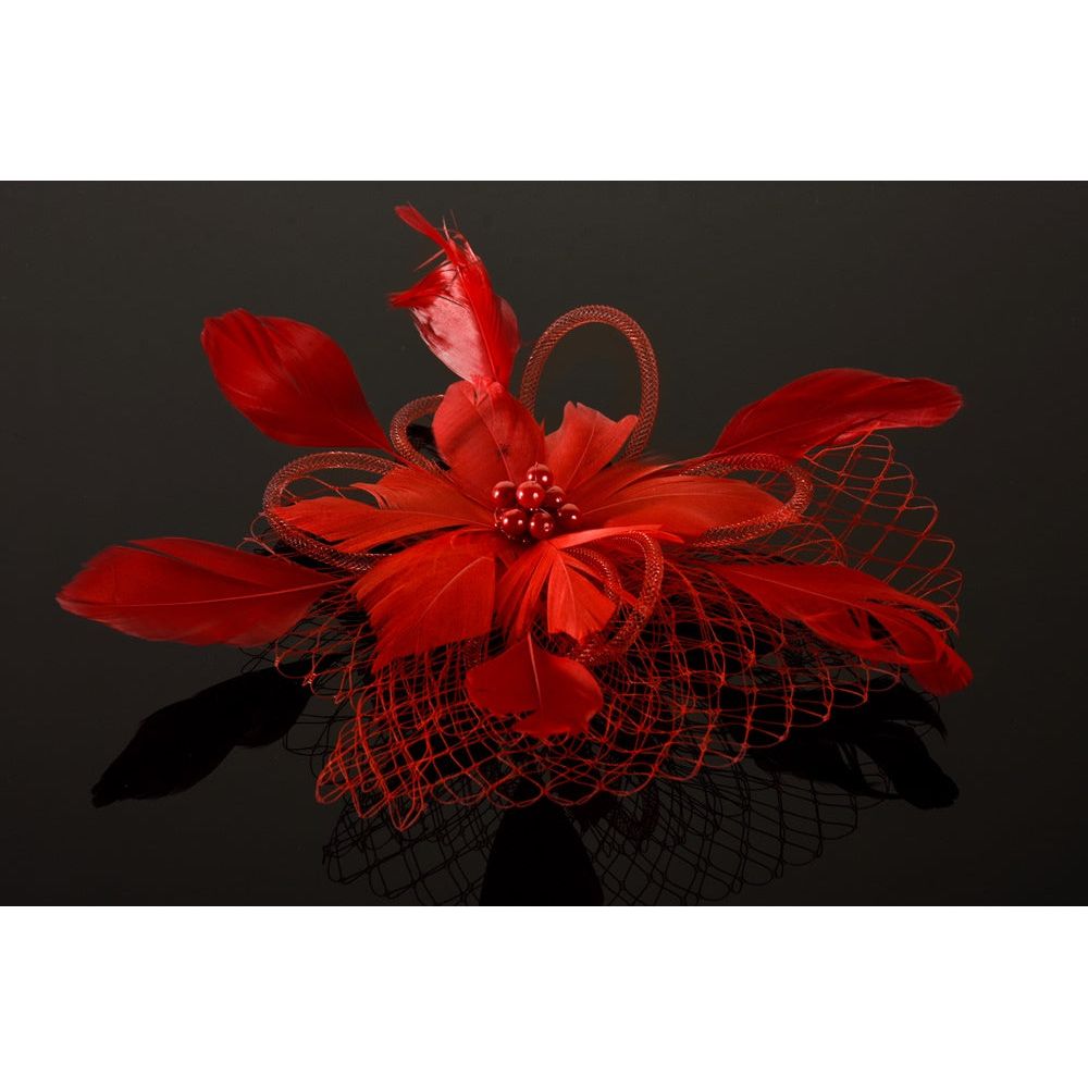 Feather Hair Corsage