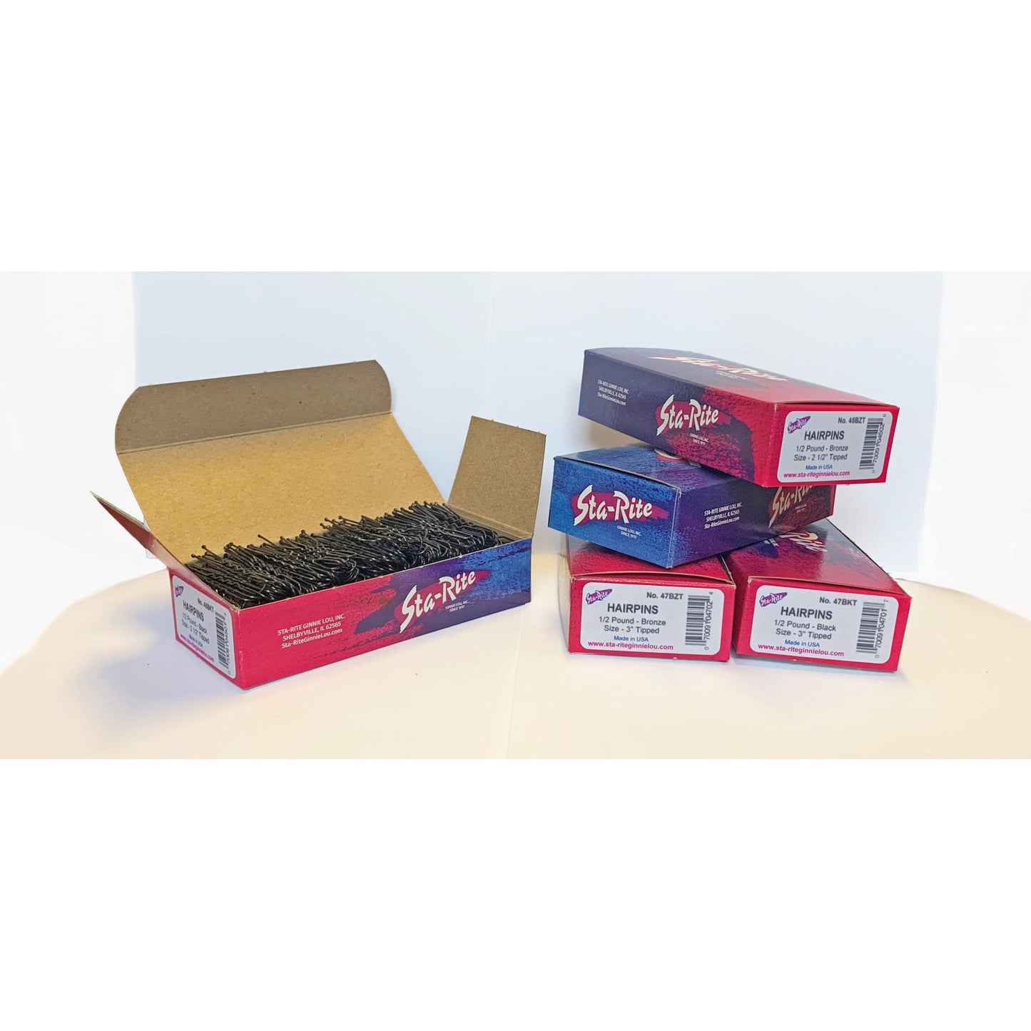 Sta-Rite Bulk 2.5" Tipped Hairpins 150 CT