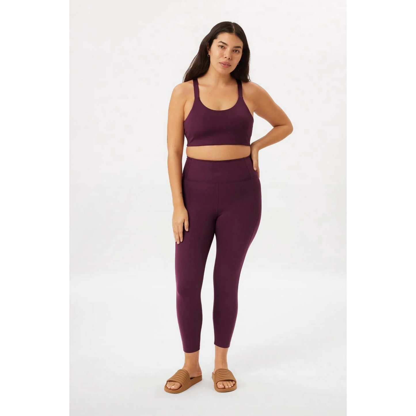 Girlfriend Collective High Rise Compressive Legging - 7/8 length