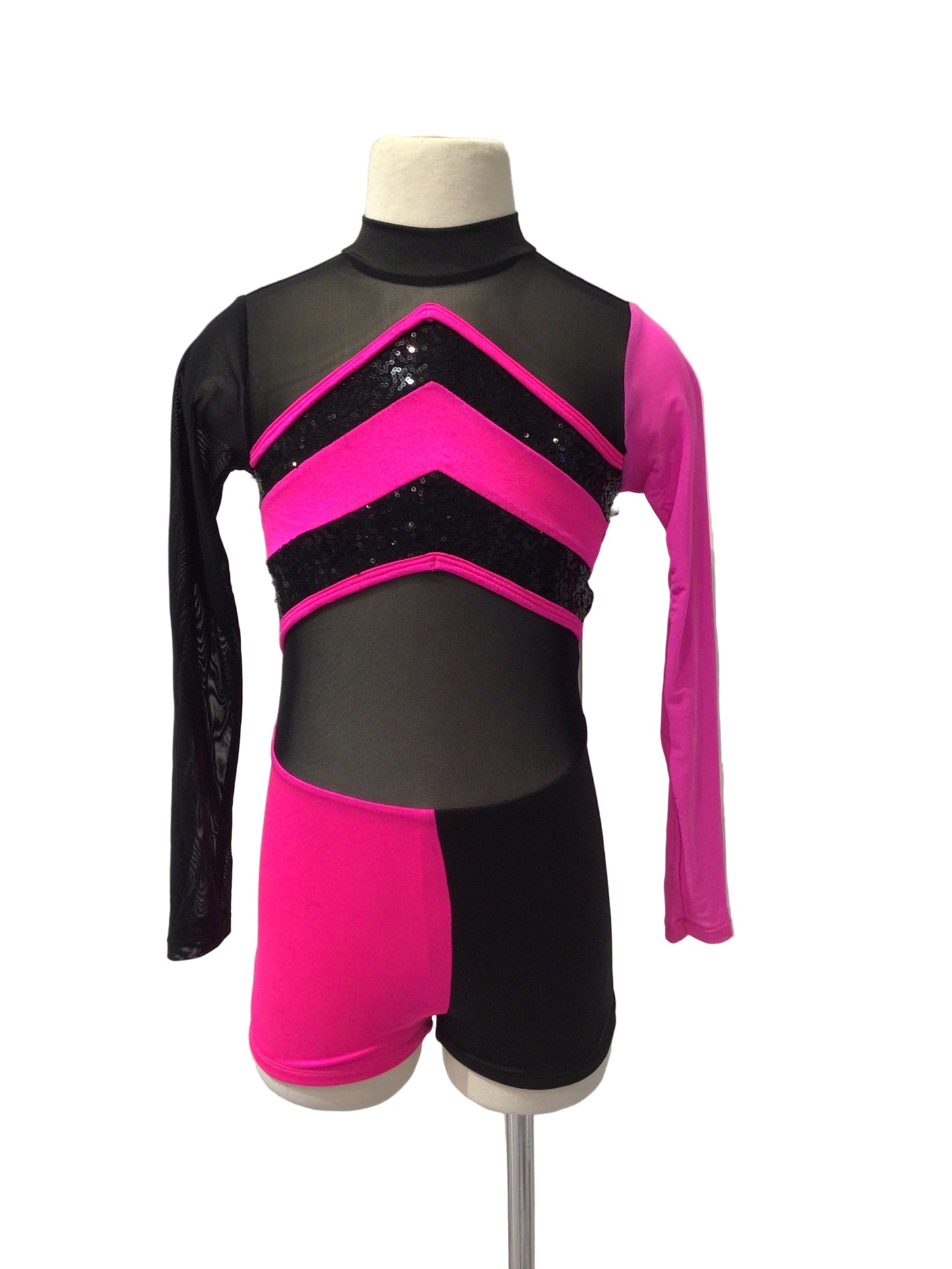 Pink and Black Cheer Costume