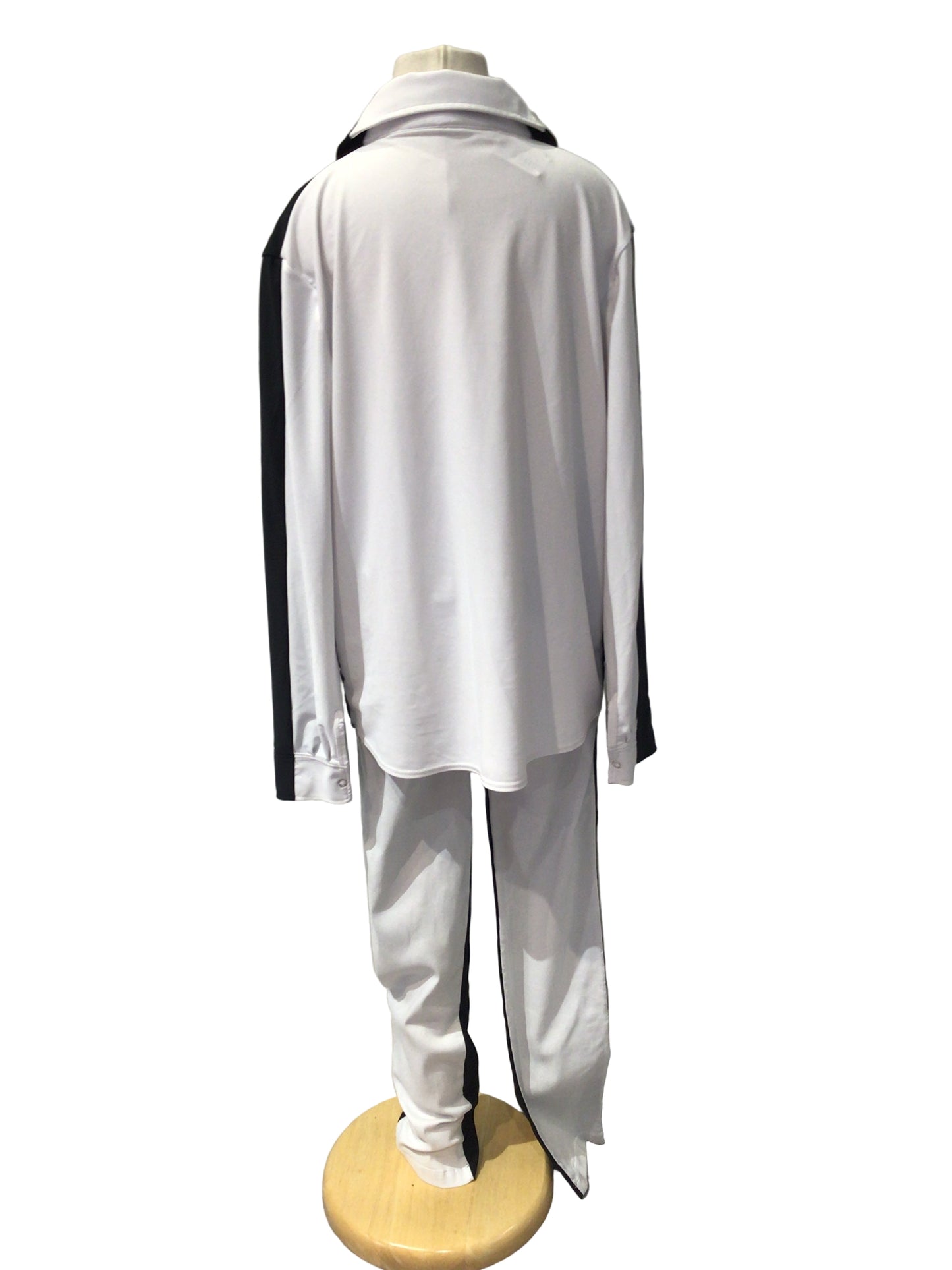Black and White Shirt and Pants