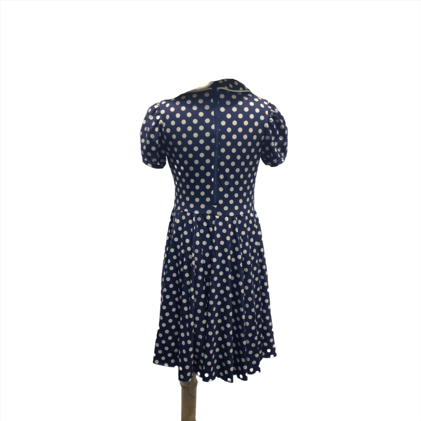 Blue Polka Dot French Dress