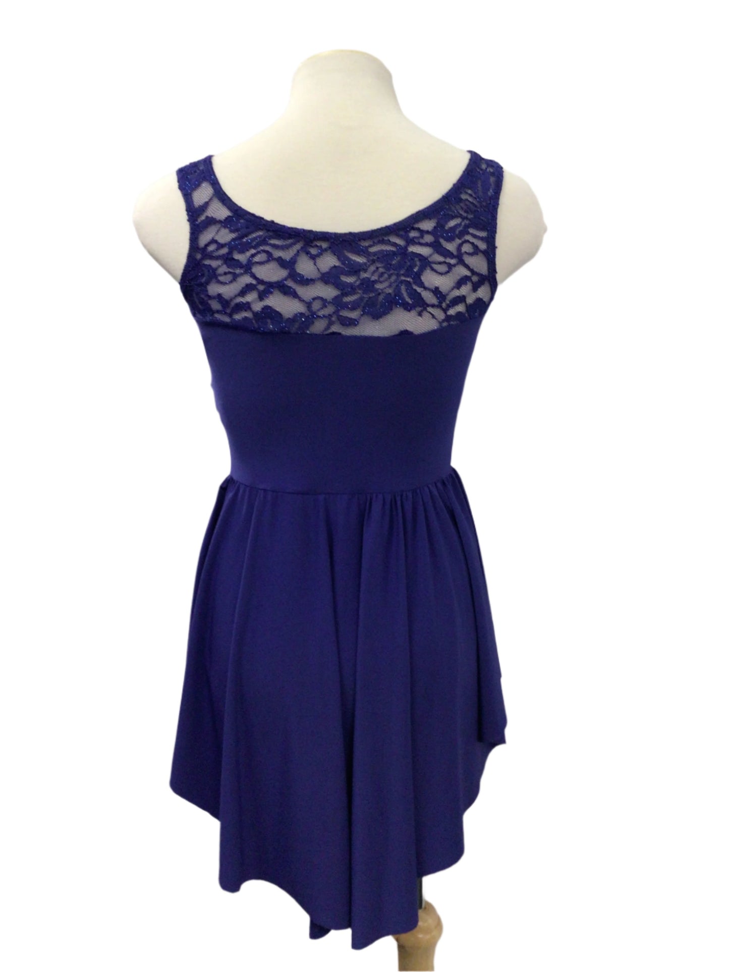 Sparkle Mesh Royal Blue Dress