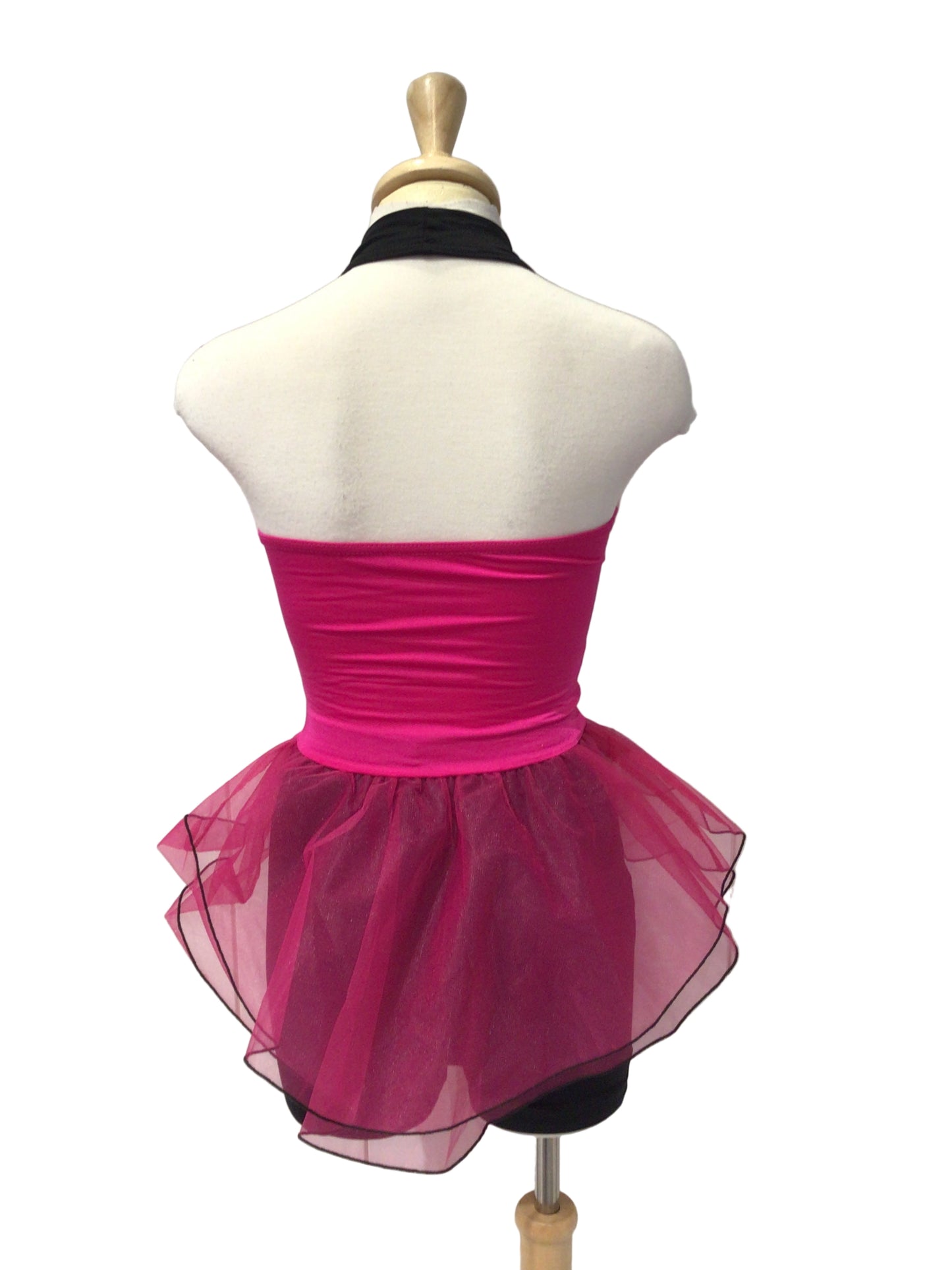 Bright Pink Halter Shirt with Shorts