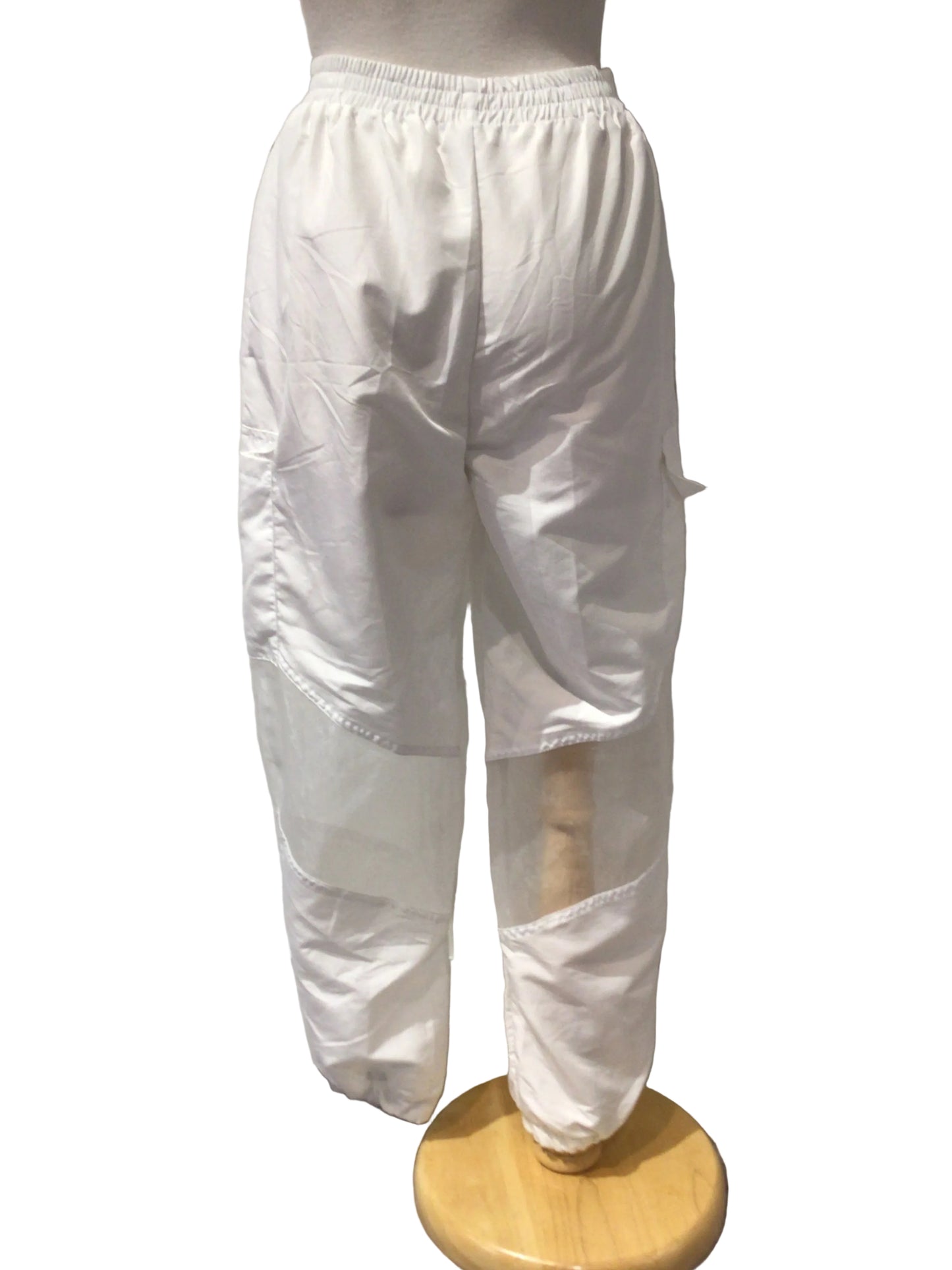 White Cargo Pants