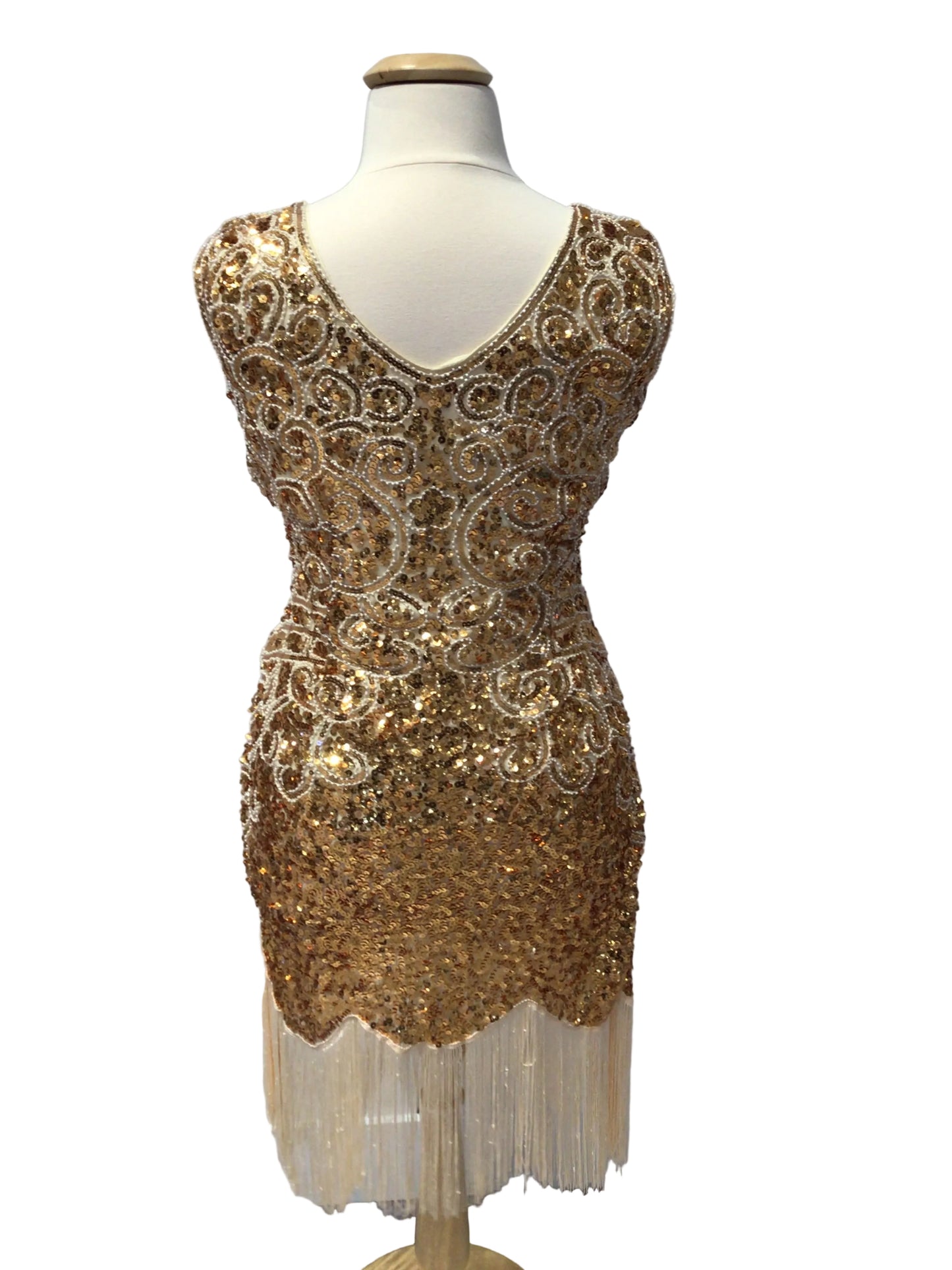Gold Sequin Fringe Ballroom