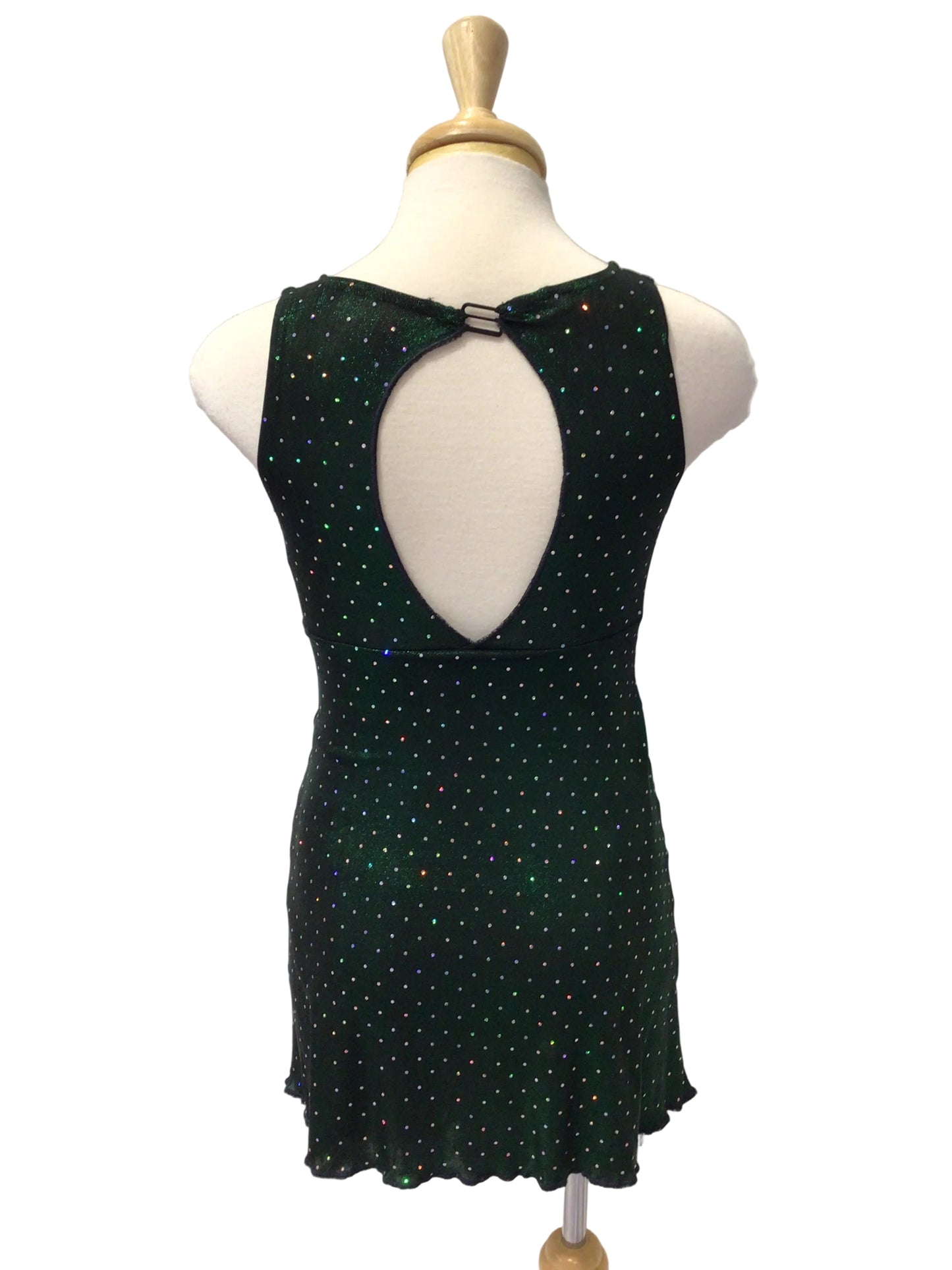 Shiny Green Lyrical Dress