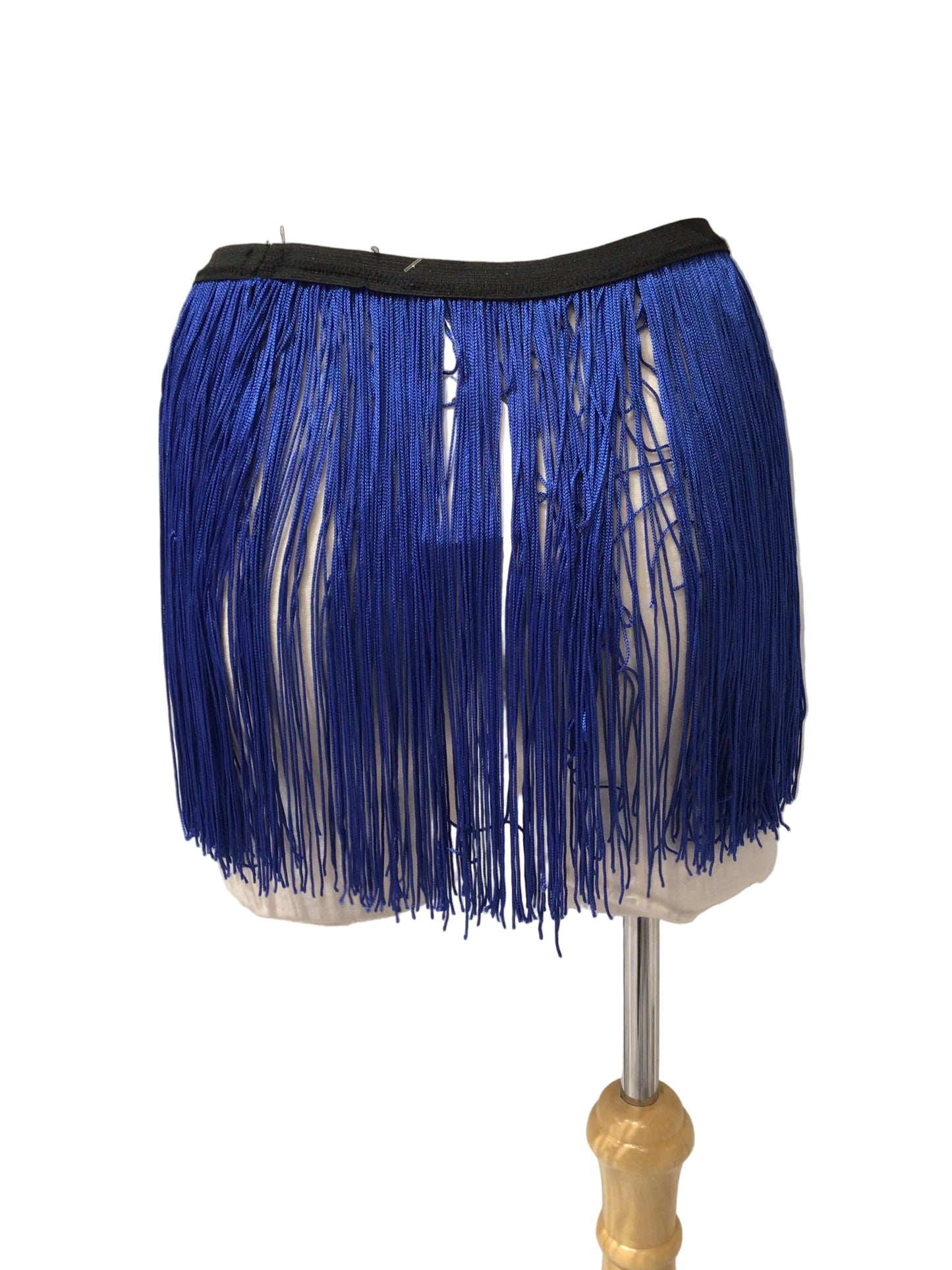 Blue Fringe Skirt