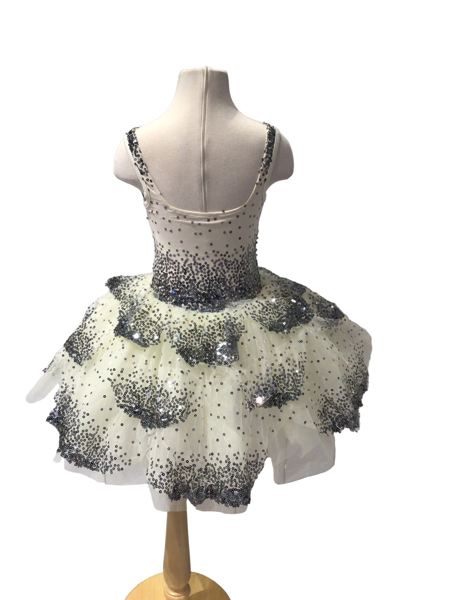 Silver Sequin Romantic Tutu