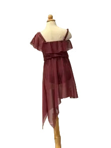 Maroon Lyrical Costume