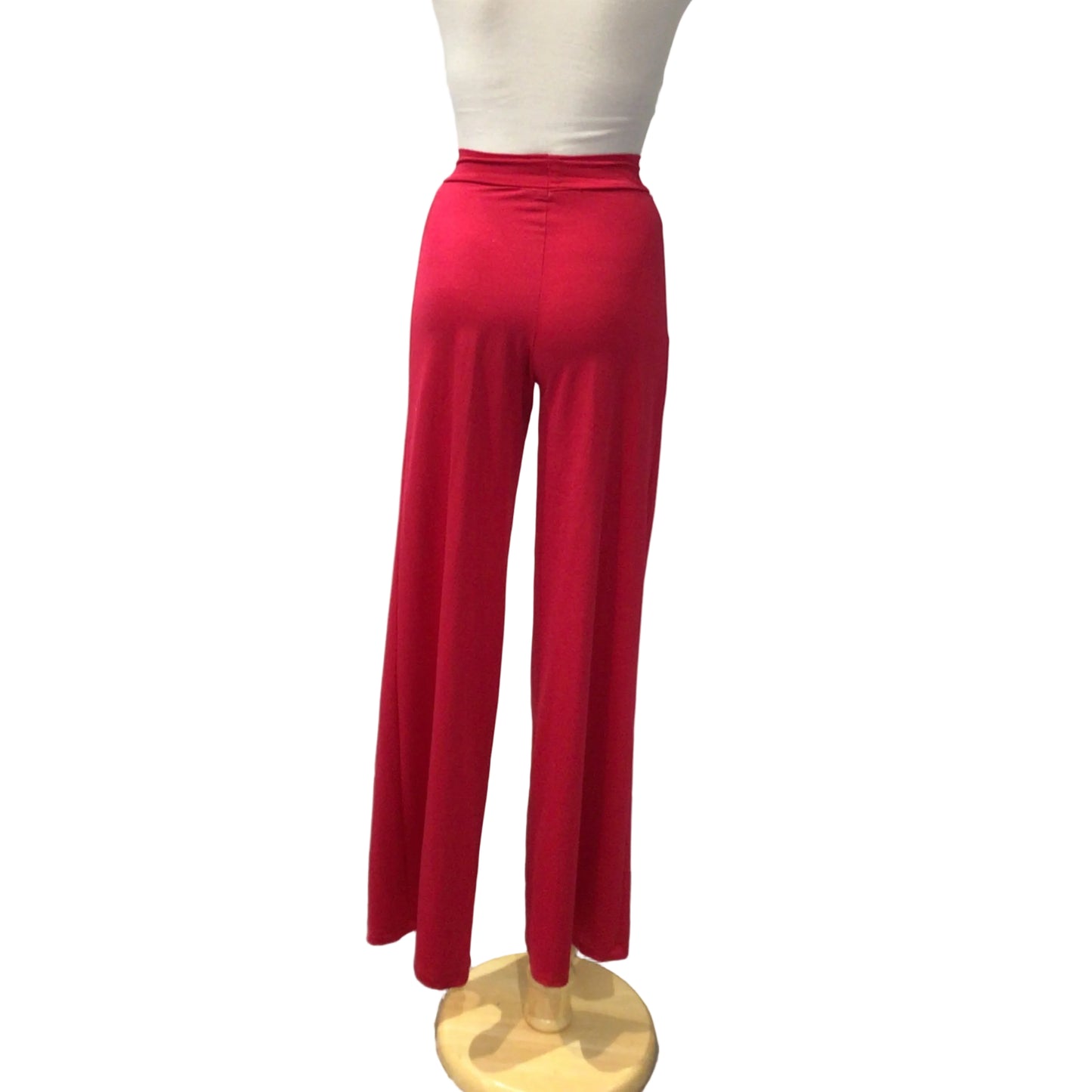 Red Wide Leg Pants