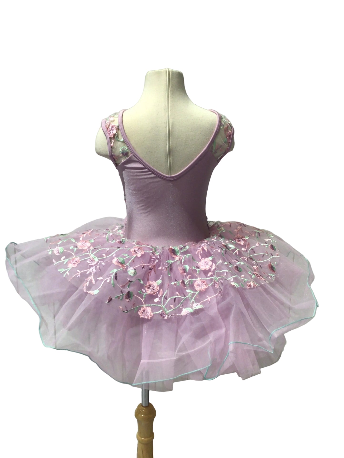 Pink Flower Lace Tutu