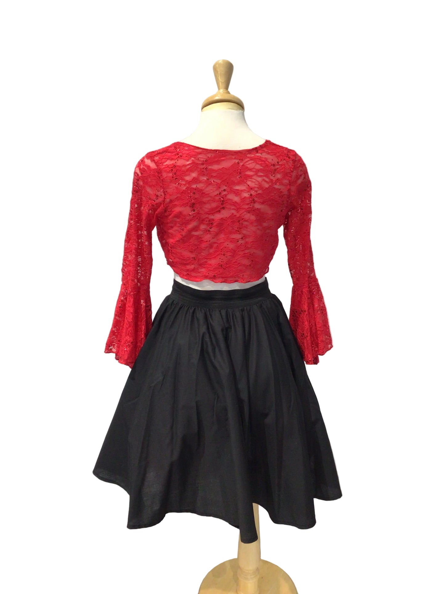 Red and Black Spanish Costume