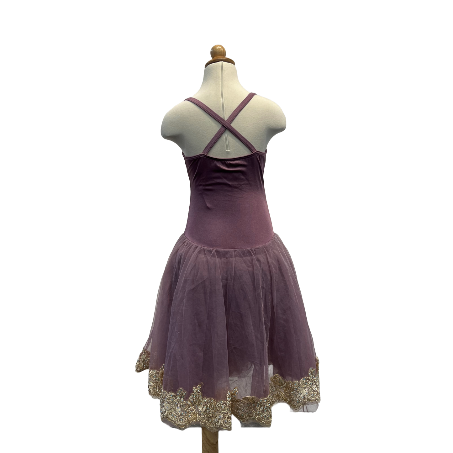 Purple and Gold Romantic Tutu- Ballet- Medium Child