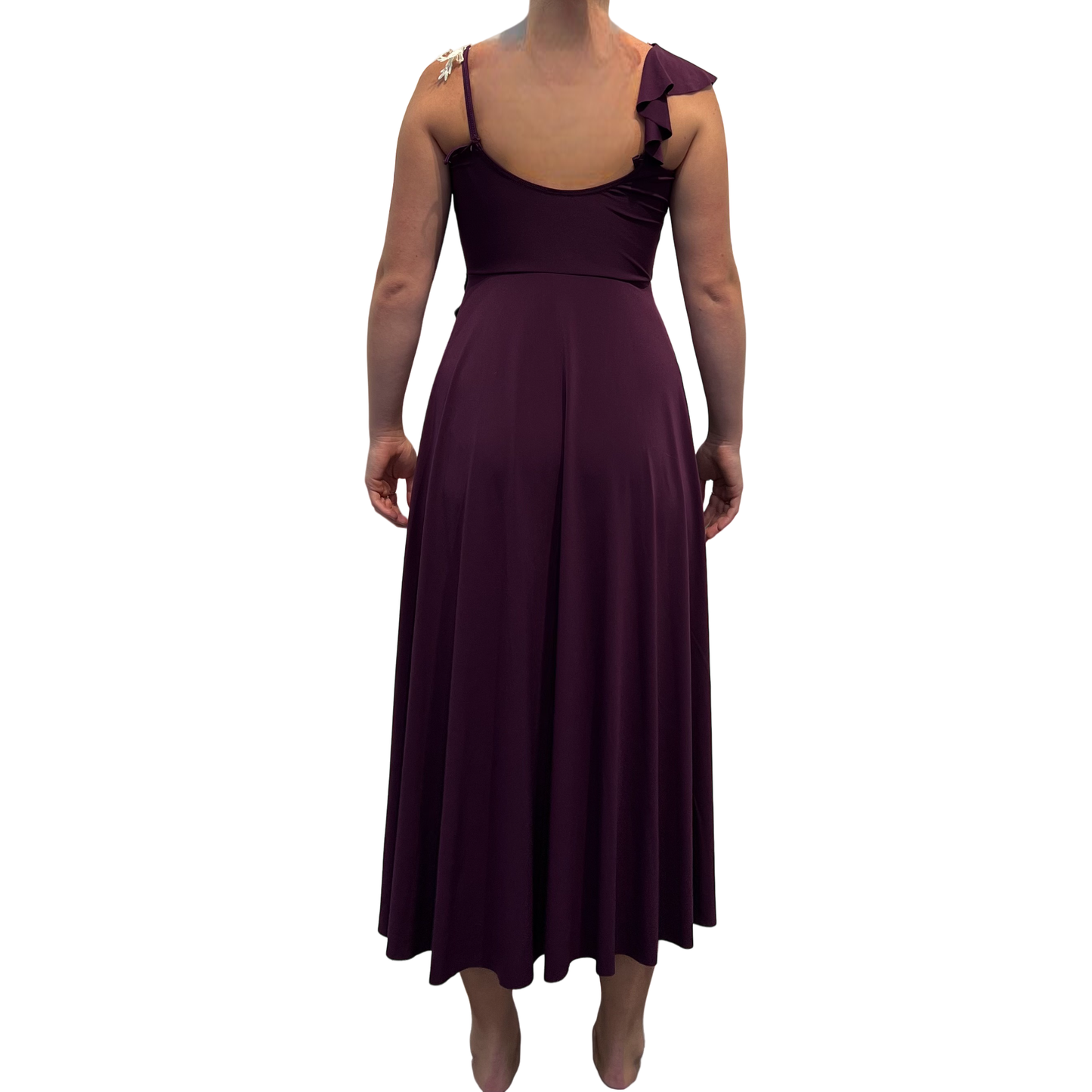 High Low Plum Dress