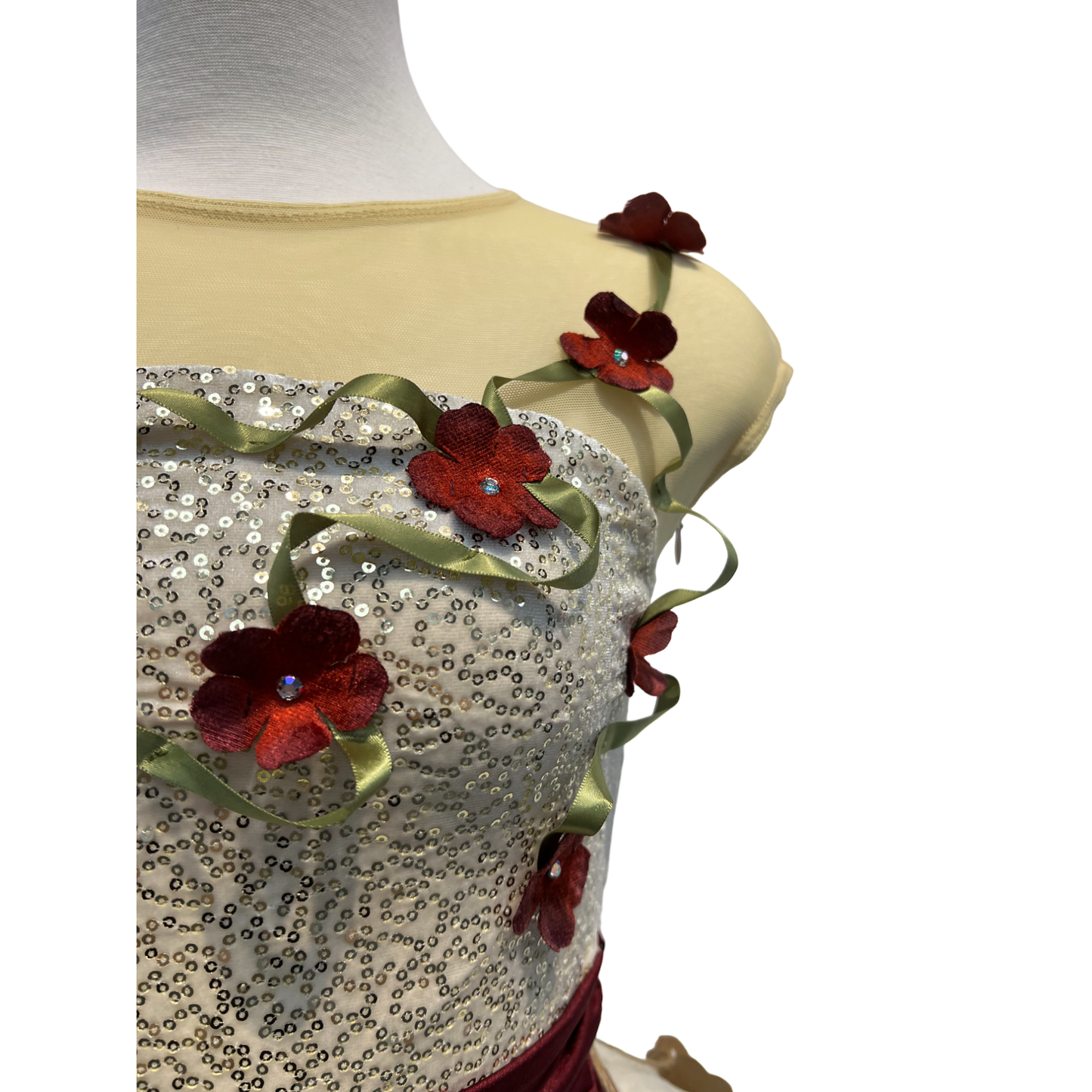 Romantic Tutu with Silver Sequinned Bodice