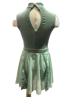 Sage Green Short Lyrical Dress