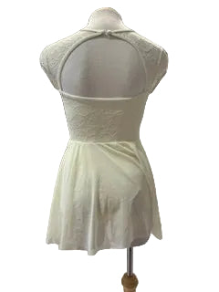 Cream Lace Lyrical Short Dress