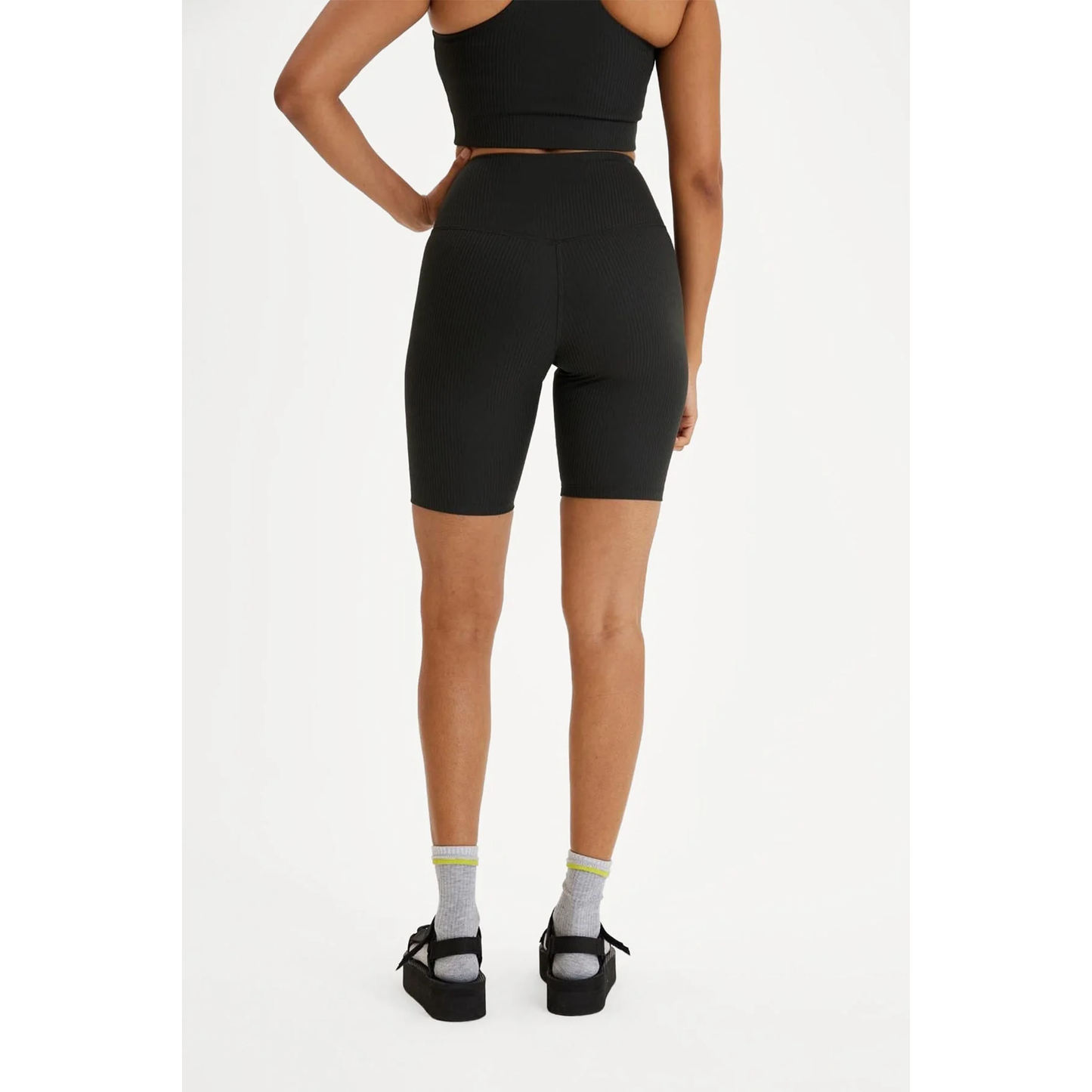 Girlfriend Collective High Rise Bike Short - Rib