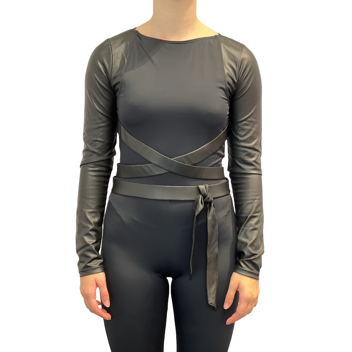 Black Acro Leotard Costume