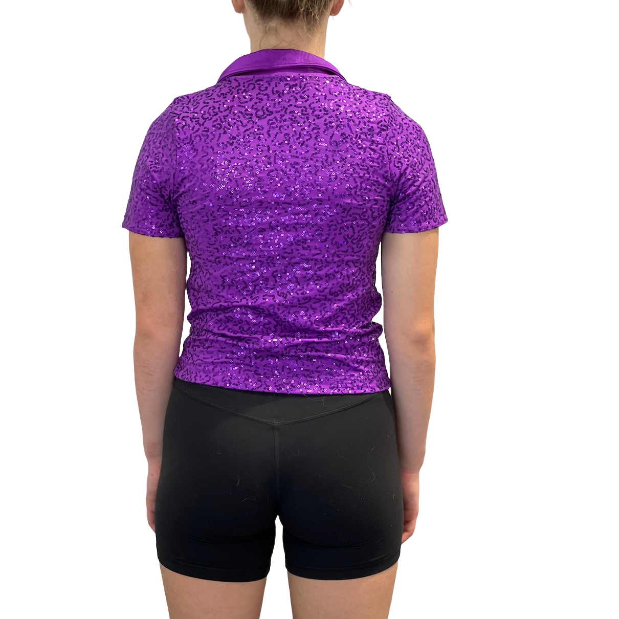 Purple Sequin Jazz Shirt Costume