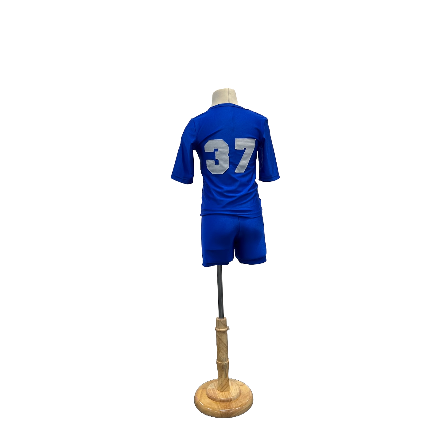 Royal blue football outfit