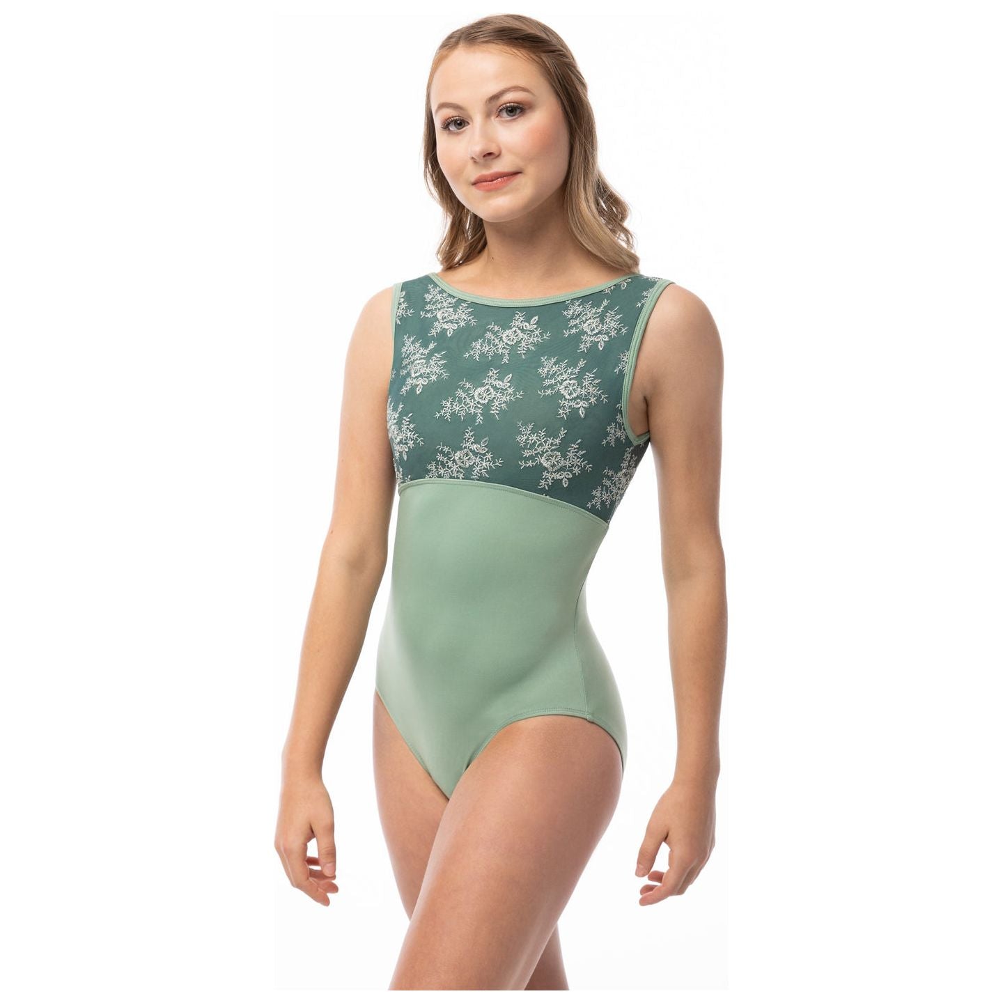 Suffolk "Darcy" Bateau Neck Leotard