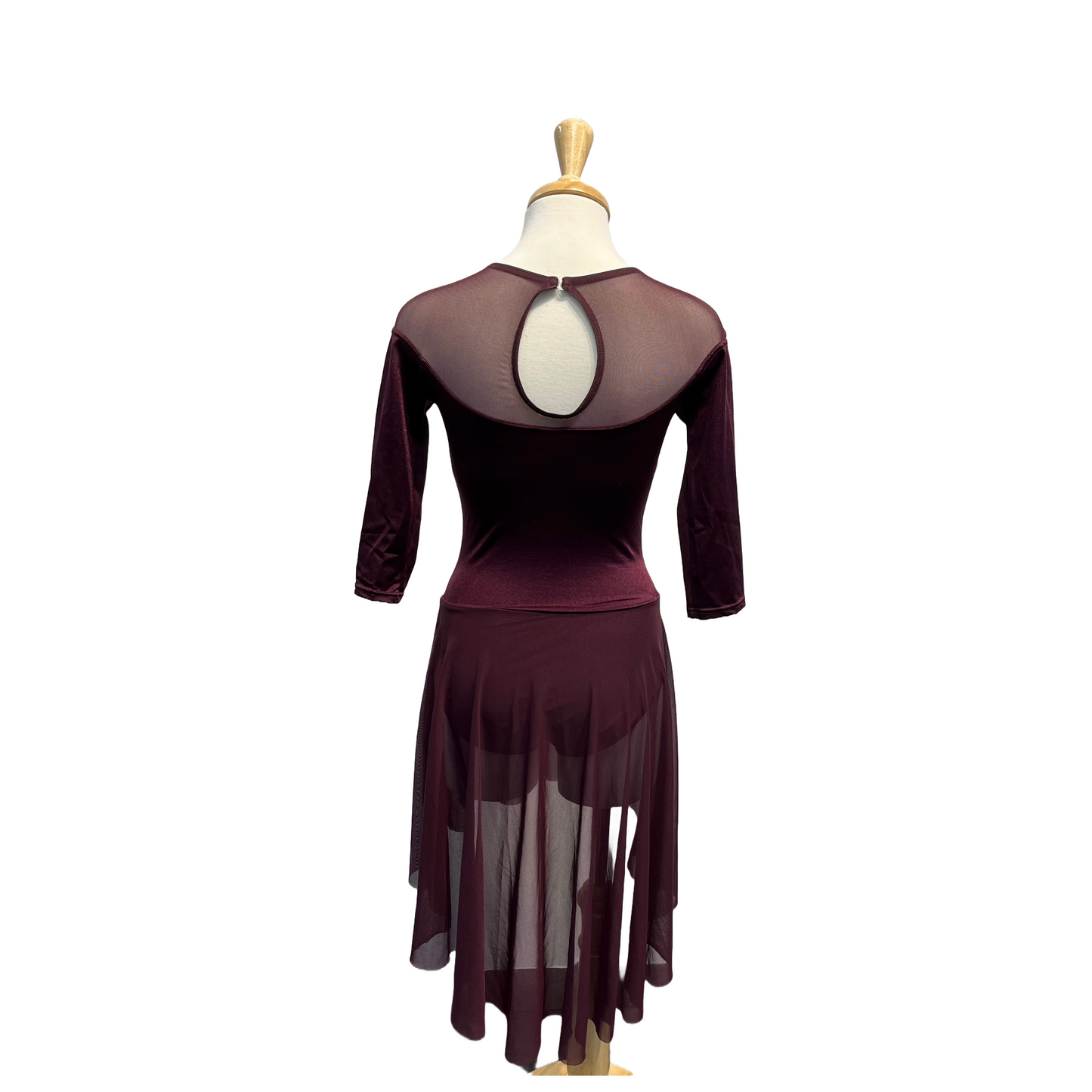 Maroon dress- Lyrical- Small Adult