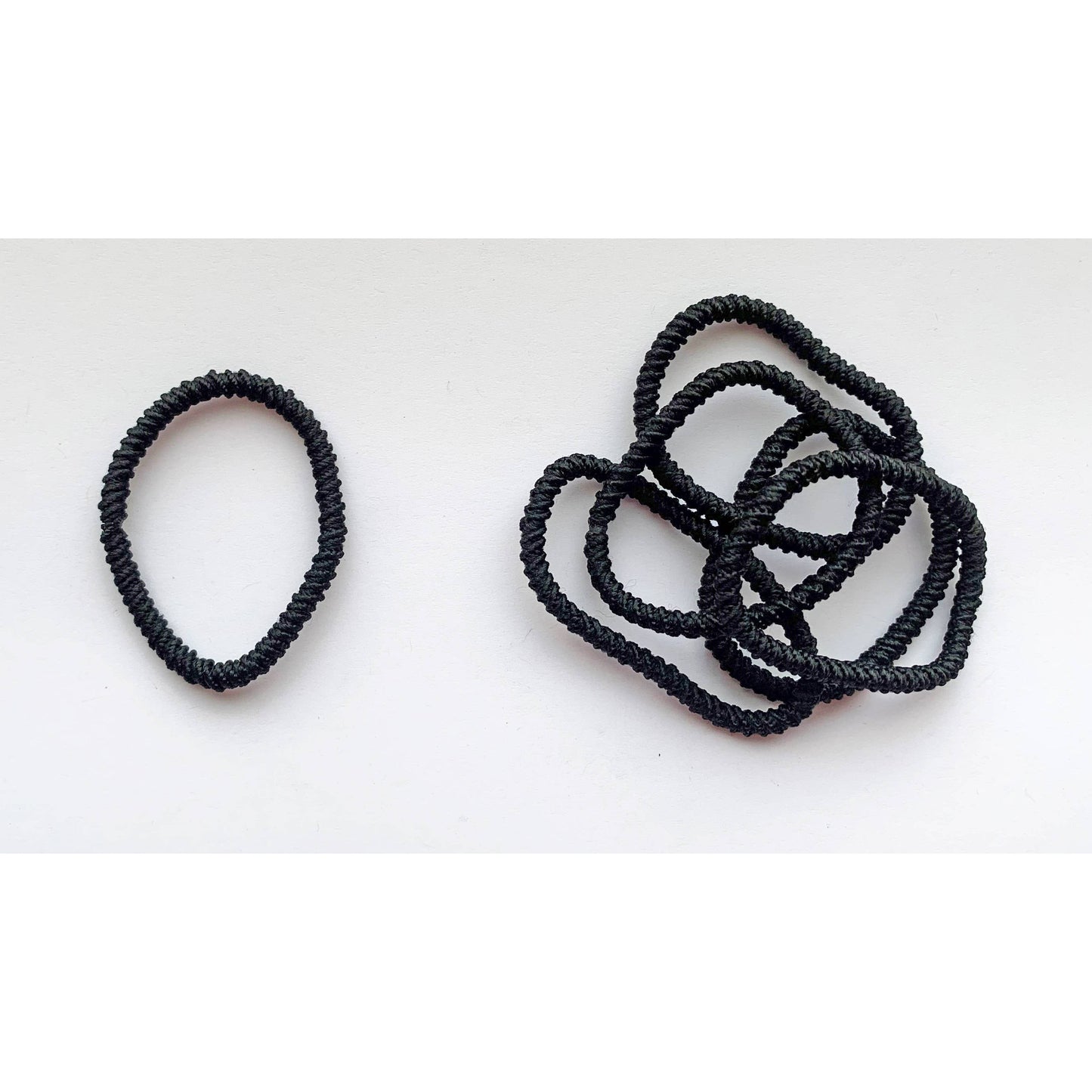 Ponytail Holders Thread Wrapped