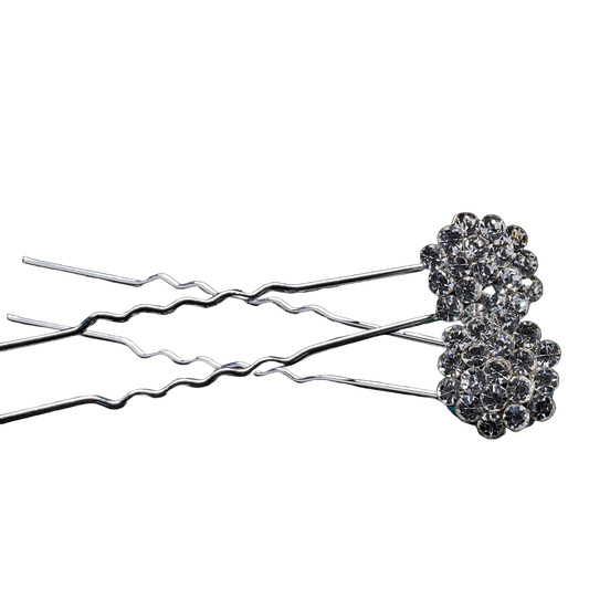 Kissed by Glitter Cluster Pin – Large Crystal