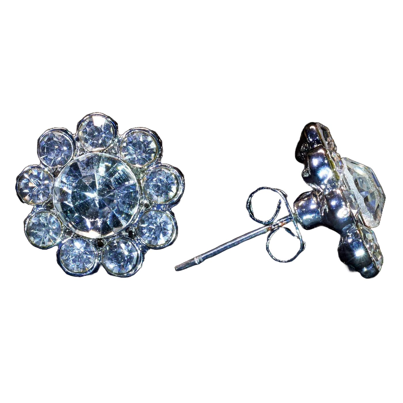 Kissed by Glitter Flower Earrings (Large)