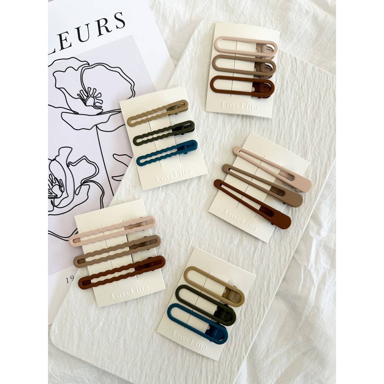 Matte Flat Hair Clips