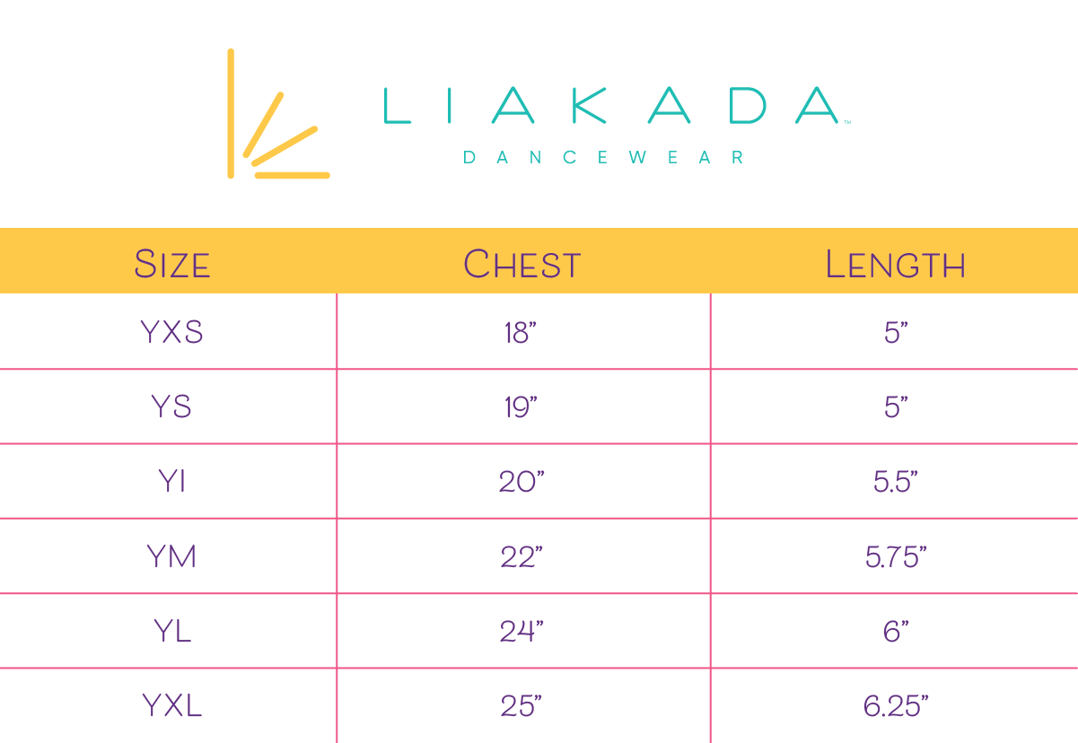 Liakada Dancewear - Girls' Racerback Bra Top