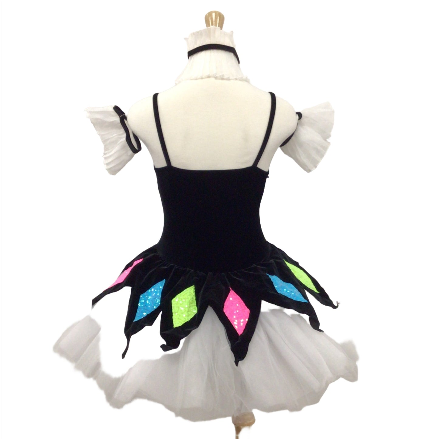 Black Velvet Jester Romantic Tutu