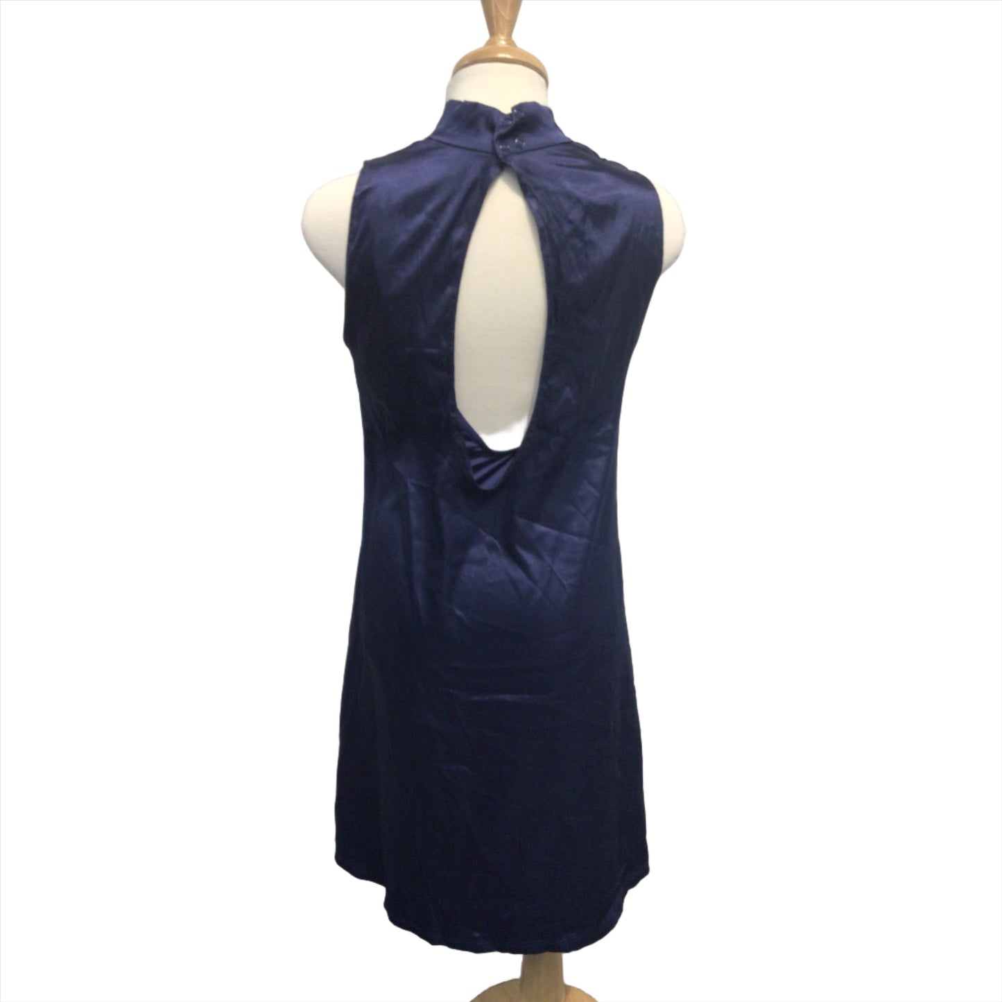 Lyrical Blue Satin Dress