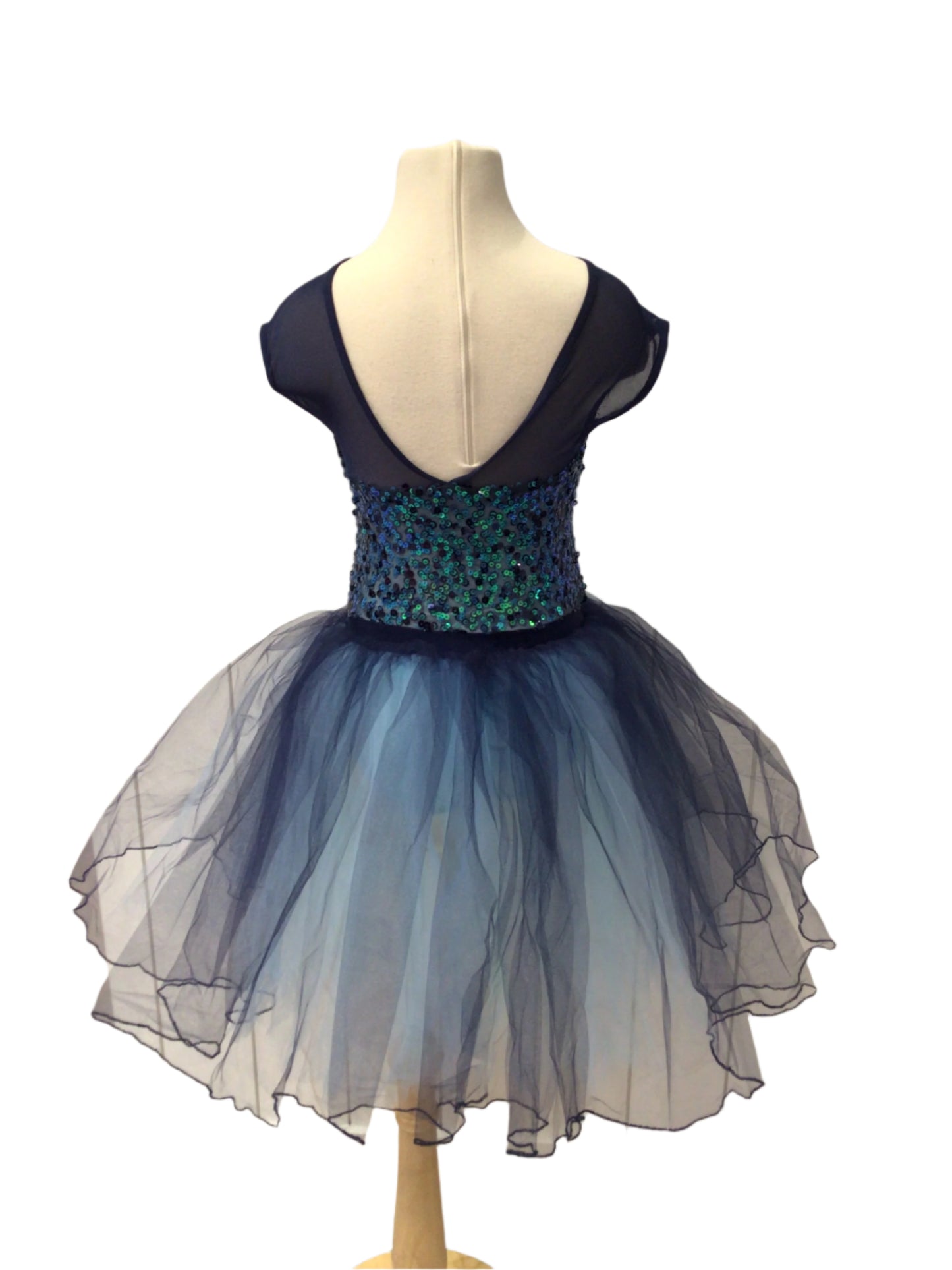 Peacock Blue Romantic Tutu